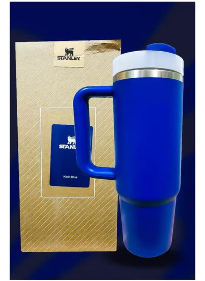 Stanley 30oz Tumbler – Stainless Steel Travel Mug with Reusable Straw | BPA-Free, Eco-Friendly & Dishwasher Safe | Leakproof FlowState™ Lid | Double Wall Insulation Keeps Drinks Hot for 16 Hours & Cold for 24 Hours | Slim Base Fits Most Car Cup Holders | Durable Ergonomic Handle for Easy Carrying at Work, Travel, or Outdoors