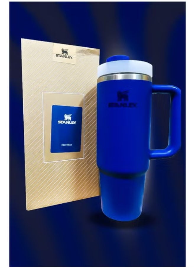 Stanley 30oz Tumbler – Stainless Steel Travel Mug with Reusable Straw | BPA-Free, Eco-Friendly & Dishwasher Safe | Leakproof FlowState™ Lid | Double Wall Insulation Keeps Drinks Hot for 16 Hours & Cold for 24 Hours | Slim Base Fits Most Car Cup Holders | Durable Ergonomic Handle for Easy Carrying at Work, Travel, or Outdoors