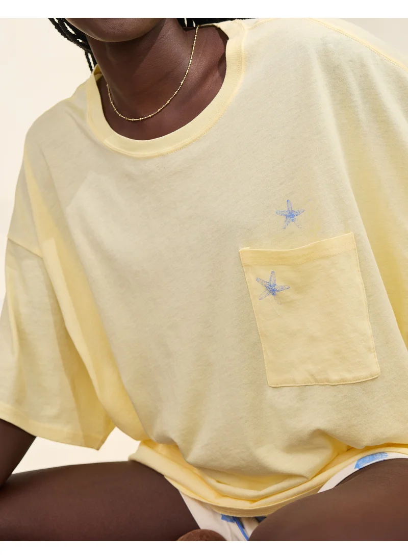 آري من امريكان ايجل Aerie Sleep Happens Night Tee