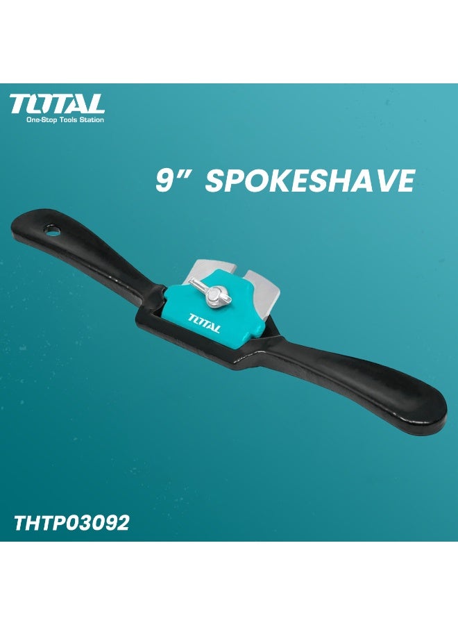 توتال فارة يدوية (Spokeshave) بطول 230 مم — أداة نجارة بشفرة قابلة للتعديل، لتشكيل الأسطح المحدبة في الخشب - Image 3