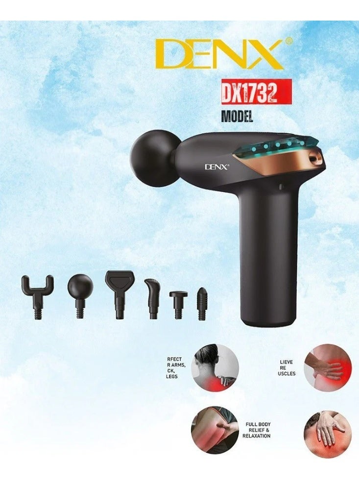 Denx DX1732, a versatile smart massager with 6 different heads - Image 1
