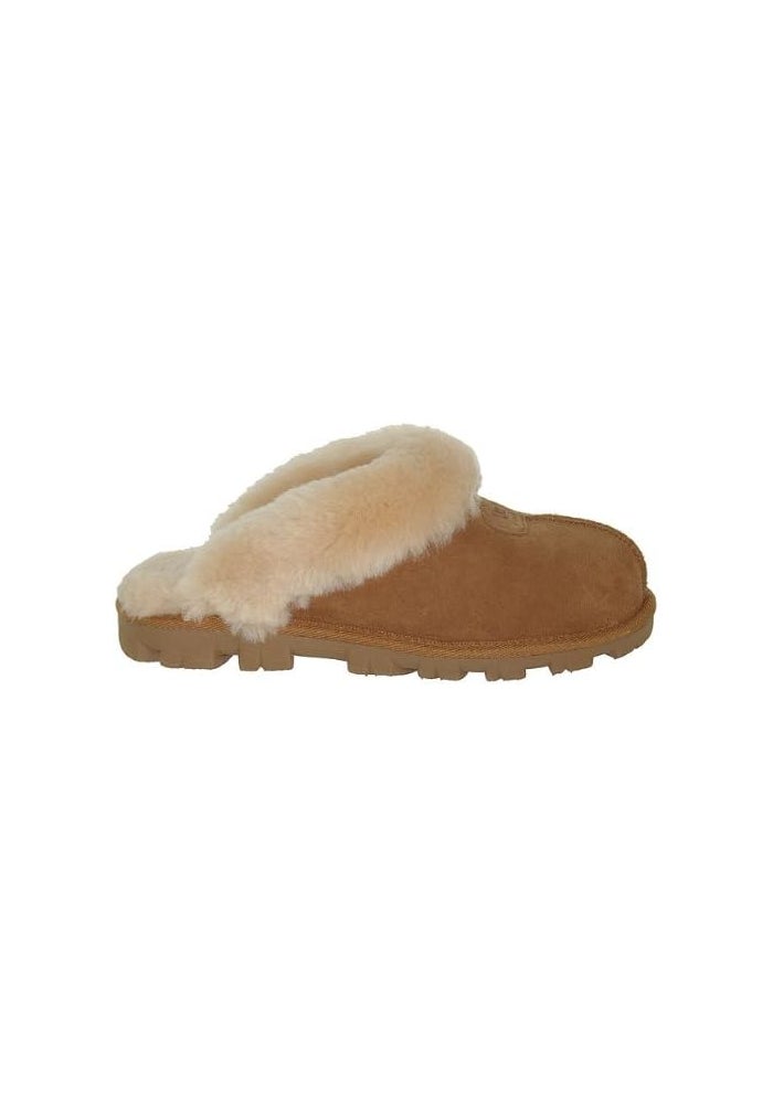 UGG Coquette Women's Slippers in Chestnut - Comfortable Sheepskin Footwear - Image 4