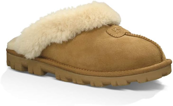 UGG Coquette Women's Slippers in Chestnut - Comfortable Sheepskin Footwear - Image 1
