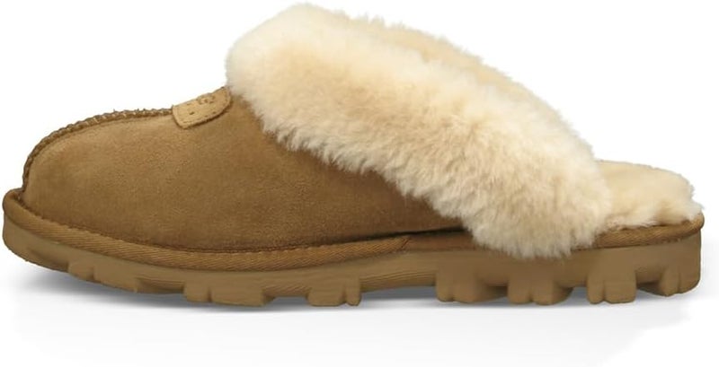 UGG Coquette Women's Slippers in Chestnut - Comfortable Sheepskin Footwear - Image 2