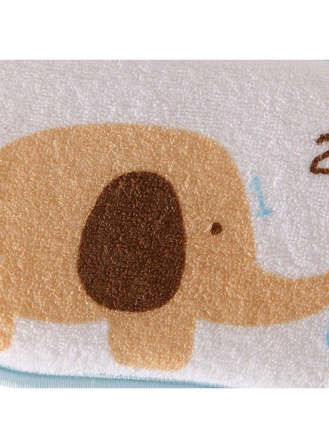 Lurrose Lurrose 3PCS Baby Bath Sponge Cartoon Elephant Soft Cotton Scrubber Bath Brush Rubbing Towel for Toddler Infant (Mixed Color)  - Image 3