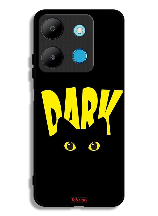 Tolwak Infinix Smart 7 Protective Case Cover Dark Cat - Image 1