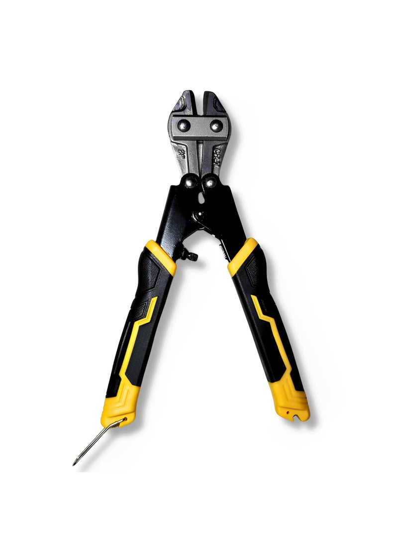 ziodic ZIODIC 8inch210mm Mini Bolt Cutter CRV Small Bolt Cable Cutters with Comfortable Grip Perfect for Cutting Wires Bolts Cables Steel Bars Chain Link etc  - Image 2