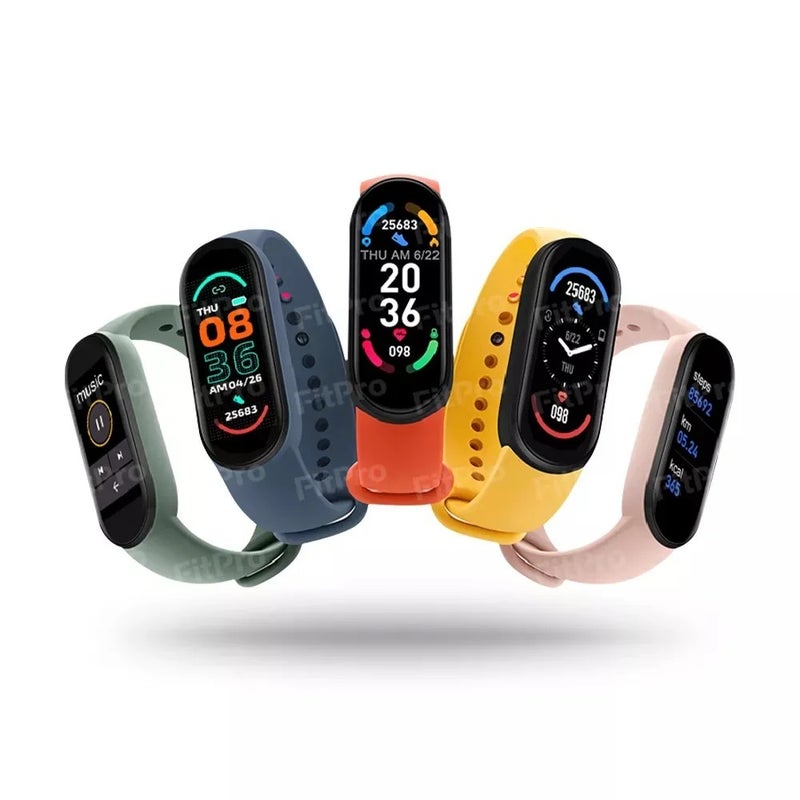 Y&D M6 Fitness Tracker Smart Bracelet Watch Band for Sports, Replacement Strap Compatible with Android iOS - Image 1