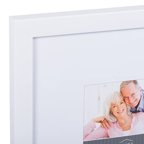 Prinz Gallery Expressions 10' x 10' Styrene Picture Frame, Matted to 5' x 5', White - Image 3