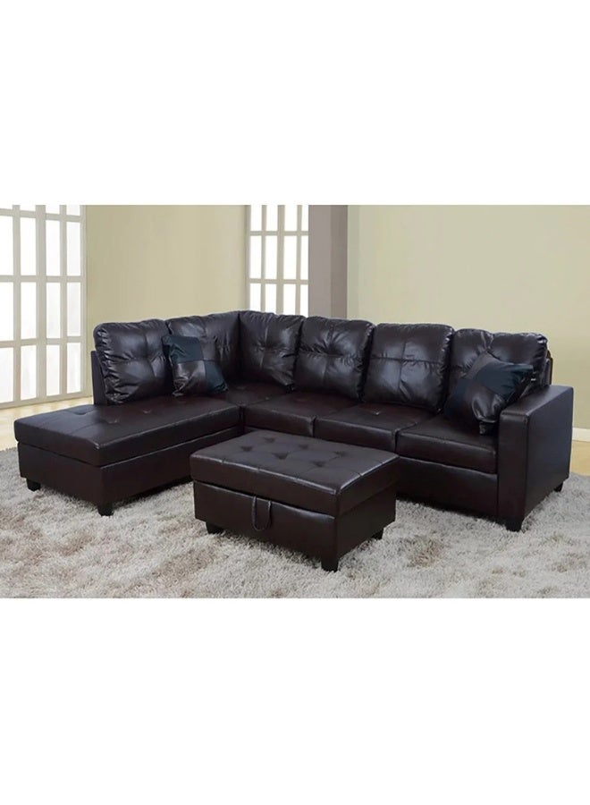 كستم ديكو أريكة روس مقطعية مع مسند قدم - أريكة مقطعية قابلة للتخصيص لغرفة المعيشة، تنجيد فاخر، تصميم على شكل حرف L - Image 3