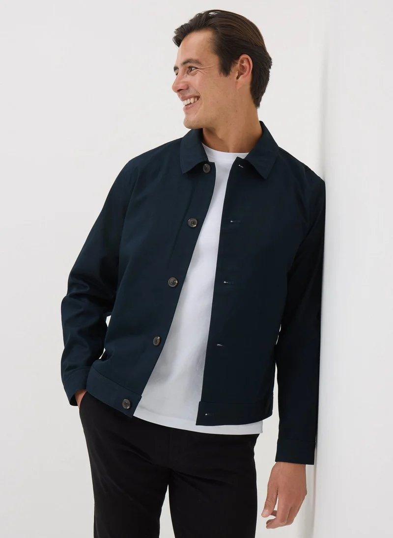 Matalan Navy Button Smart Shacket