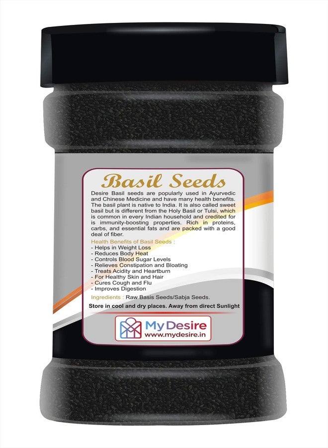 Desire Basil Seeds 250 Gram |Tukmaria Seeds | Sabja Seeds | Seeds for Eating. - Image 2