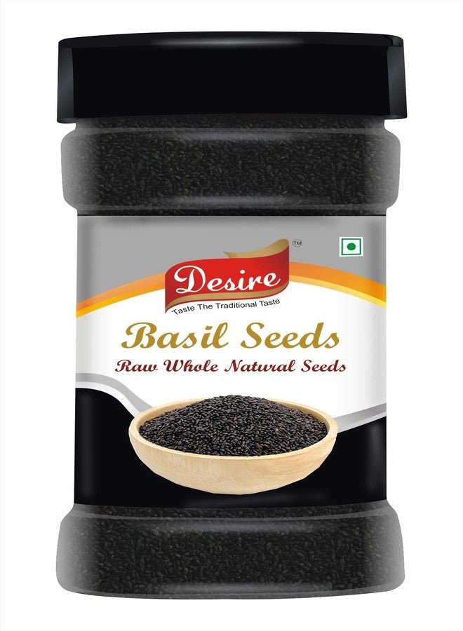 Desire Basil Seeds 250 Gram |Tukmaria Seeds | Sabja Seeds | Seeds for Eating. - Image 1