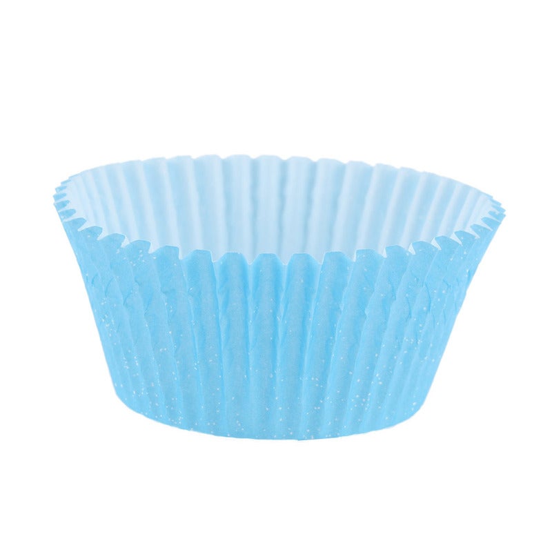Mini Cupcake Liners 100-Piece Green Food Grade Baking Cups - Easy Release Muffin Cases for Home Baking - Image 2