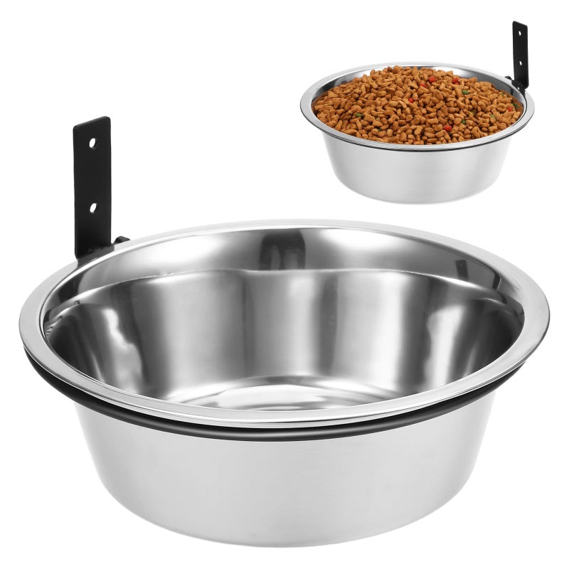 Wall Mounted Elevated Dog Bowl 8 Inch Wear Resistant Pet Food And Water Basin - Image 2