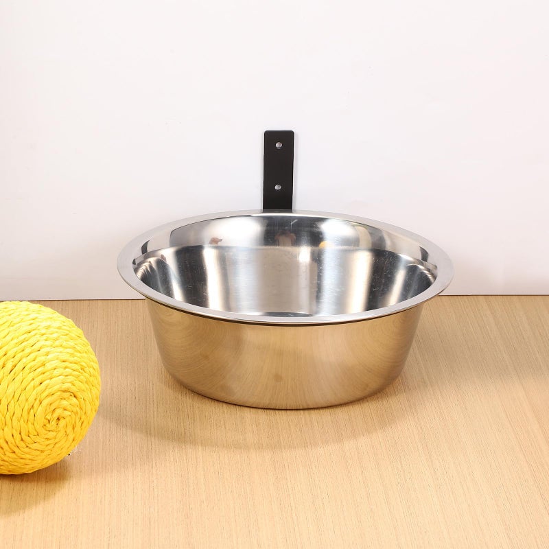 Wall Mounted Elevated Dog Bowl 8 Inch Wear Resistant Pet Food And Water Basin - Image 5