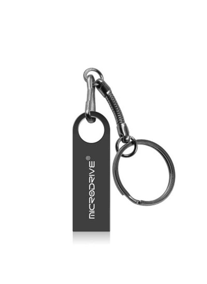 BURAQ MicroDrive 32GB USB 2.0 Metal Waterproof High Speed U Disk(Black)  - Image 2