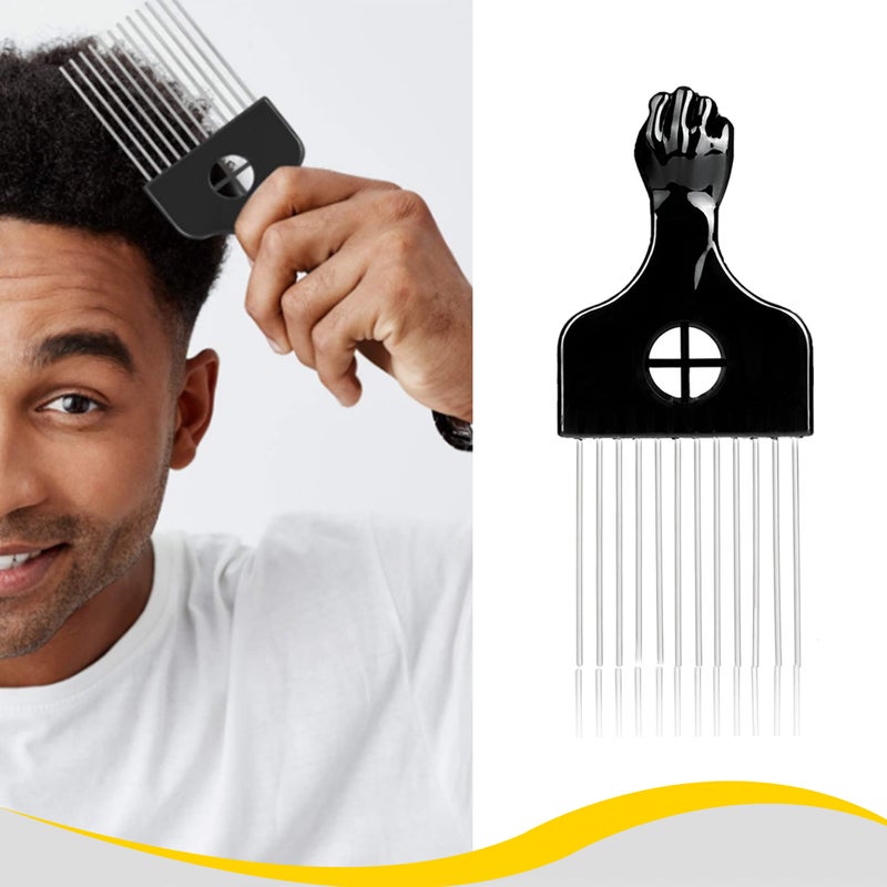 Selalu Curl Sponge Set with Glove, Metal Brush Pick and Twist Comb for Men and Women - Image 5