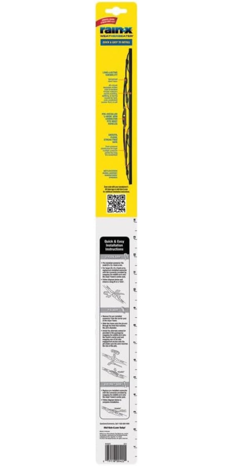 Rain-X Wipers Conventional Wiper Blades, Yellow box, 22-Inches,  RX30222 - Image 5