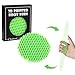 Sushret Fidget Worm Toy Real 3D Printed Toys Funny Pocket Worm Fidget Toy for Adults Kids Silent Resistance Stress Relief Toy Desk Fidgets for Adults Kids Fluorescent Green - Image 2