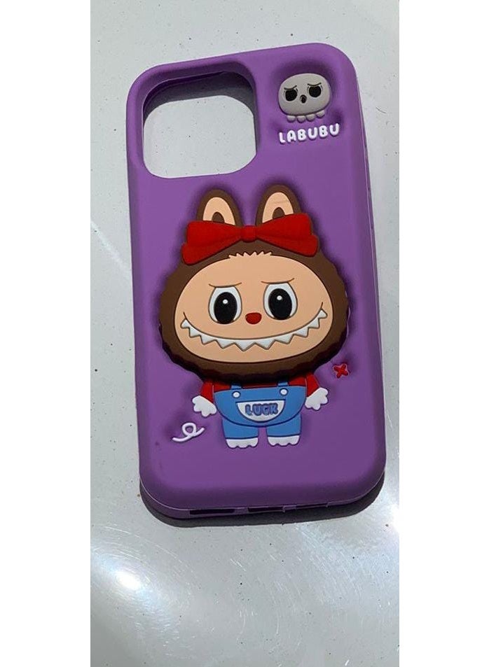 Case Cover Soft Silicone for Apple iPhone 16 Pro Max Labubu Elegant Protection and Quad-Camera Precision Cutout - Image 1