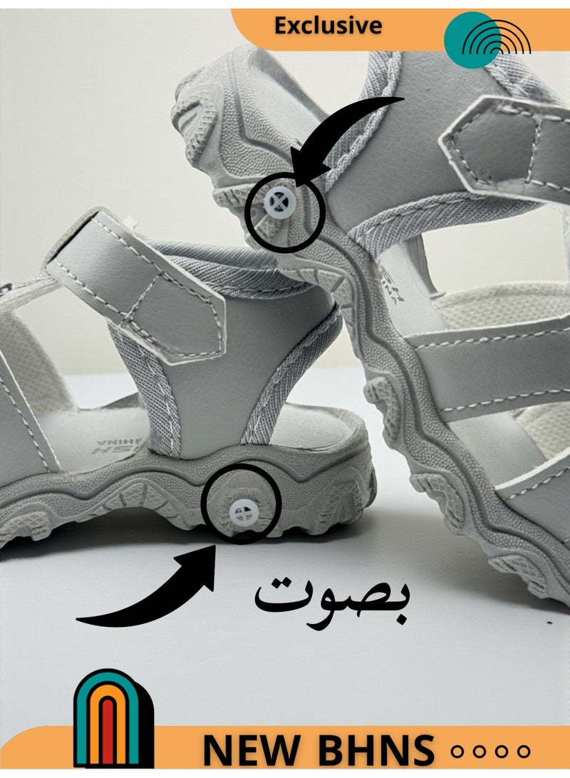 stylish Baby shoes with sound - Baby shoes with sound - Baby sandals with whistle | Sole with whistle, shoes and sandals that make noise for girls and boys, baby girl shoes and comfortable sandal slippers, baby shoes with sound in modern designs and suitable for children's gifts - Image 2