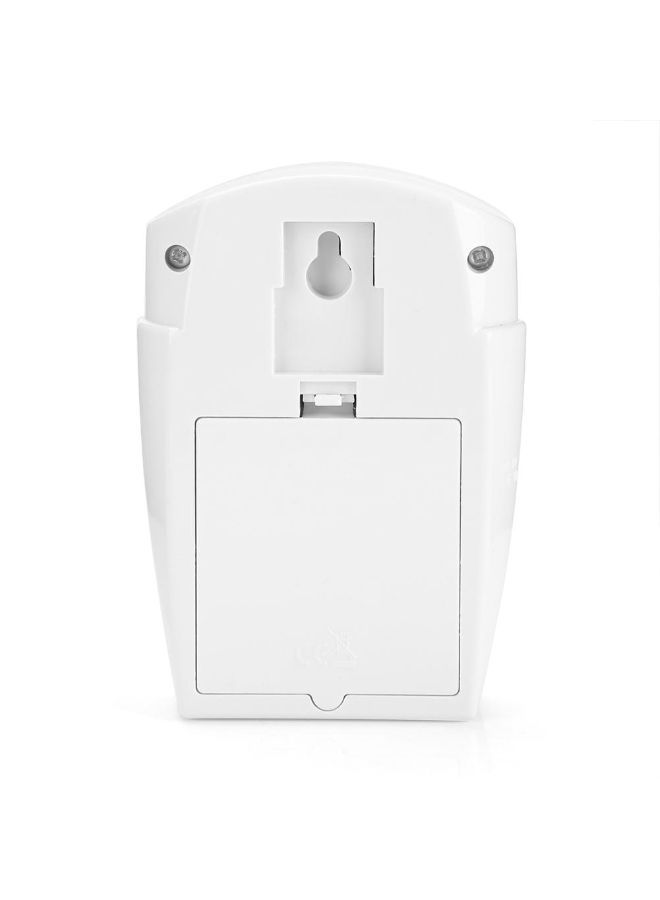 NIBEMINENT PIR Infrared Motion Detector Alarm Unit With 2 Remote Controller White - Image 4