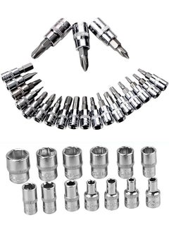 CRENTILA CRENTILA 46 In 1 Pcs Tool Kit Hand Tool Kit Wrench Set Multi Purpose Combination Tool and Socket SetBike Tool Kit Set All Bike Car Tool Kit Set  - Image 3