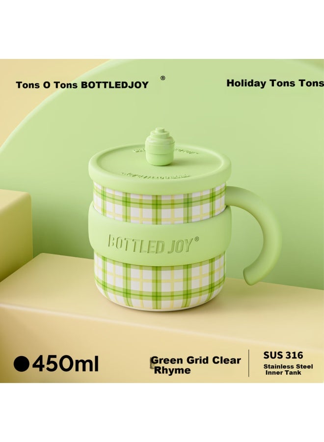 Bottled Joy 316 Stainless Steel Water Bottle High Value Insulated Bottle With Lid Coffee Cup Office Water Barrel