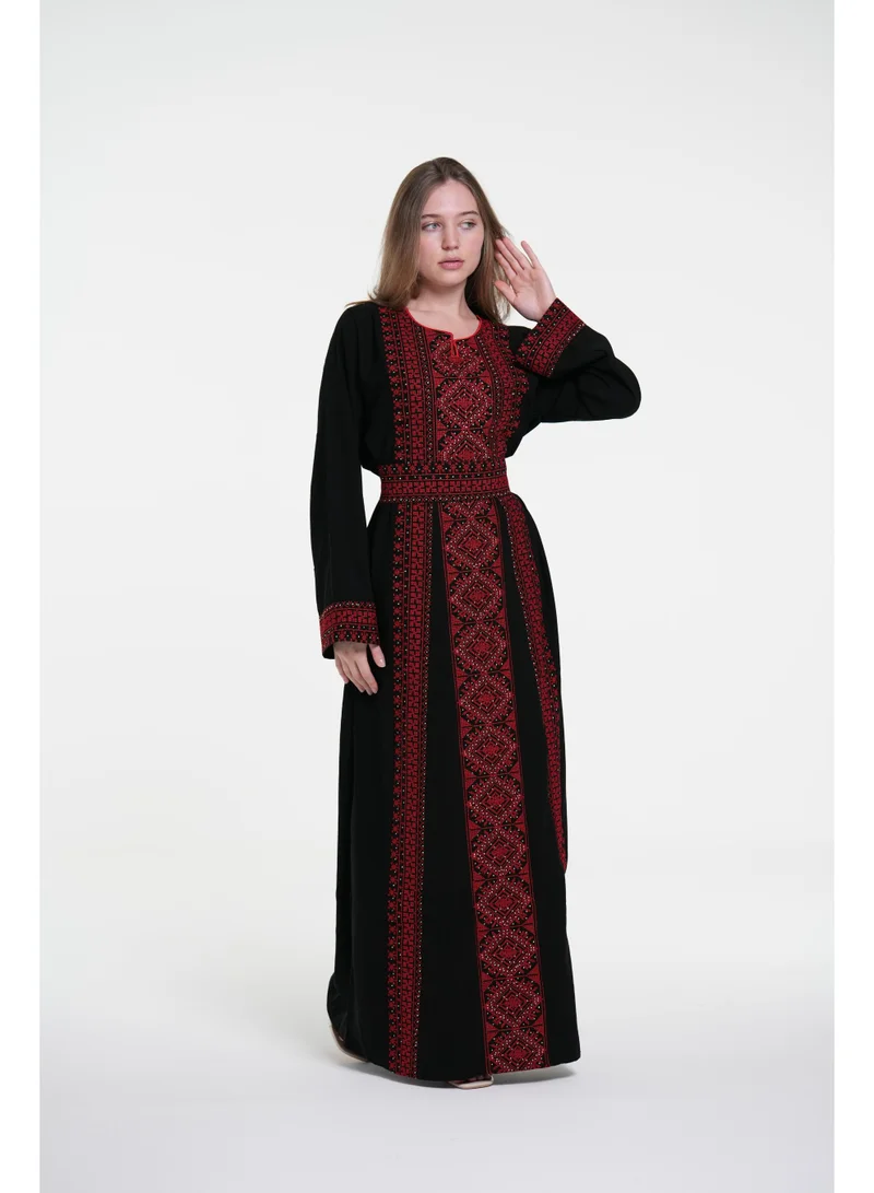 AL BENT AL SHARQIEH women embroidered jalabiya dress