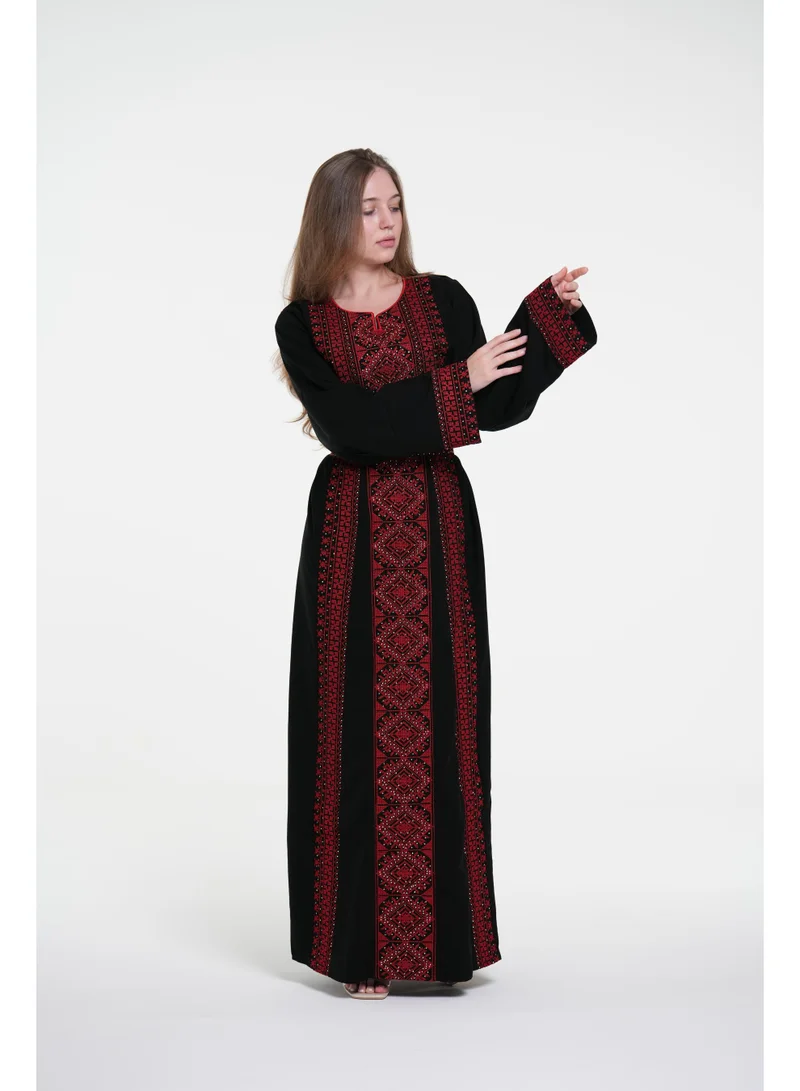 AL BENT AL SHARQIEH women embroidered jalabiya dress