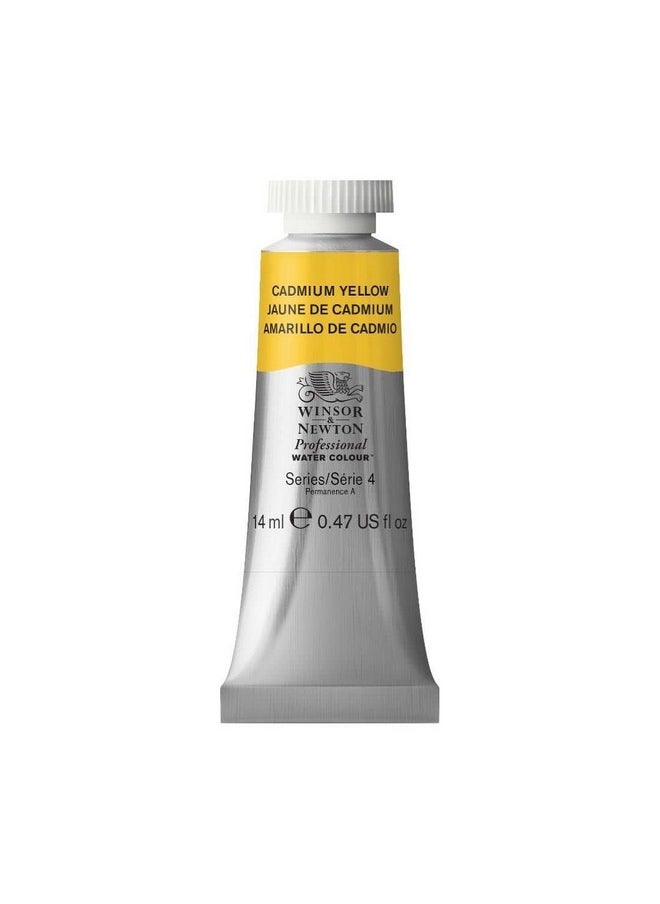 WINSOR & NEWTON Professional Water Colour 14 Ml - Cadmium Yellow (108) - Finely Pigmented, Vibrant, Vivid & Intermixable Artists' Water Colour Paints - More Colours Available  - Image 1