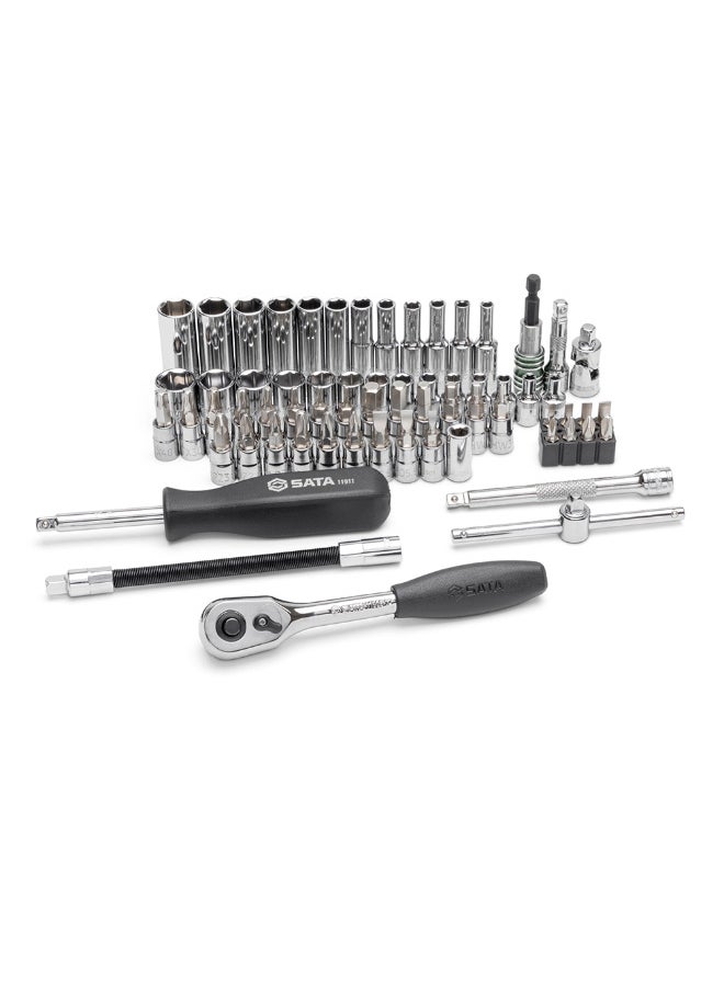 Sata SATA ST09901SJ 66-Piece 1/4" Drive 6 Point Metric Socket Tray Set  - Image 4