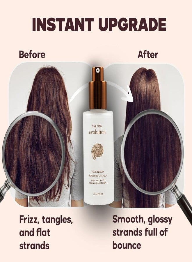 HerStyler Evolution Argan Oil Serum - Vitamin E Treatment for Softening and Straightening Dry Hair - With Aloe Vera (4 Pack) - Image 3