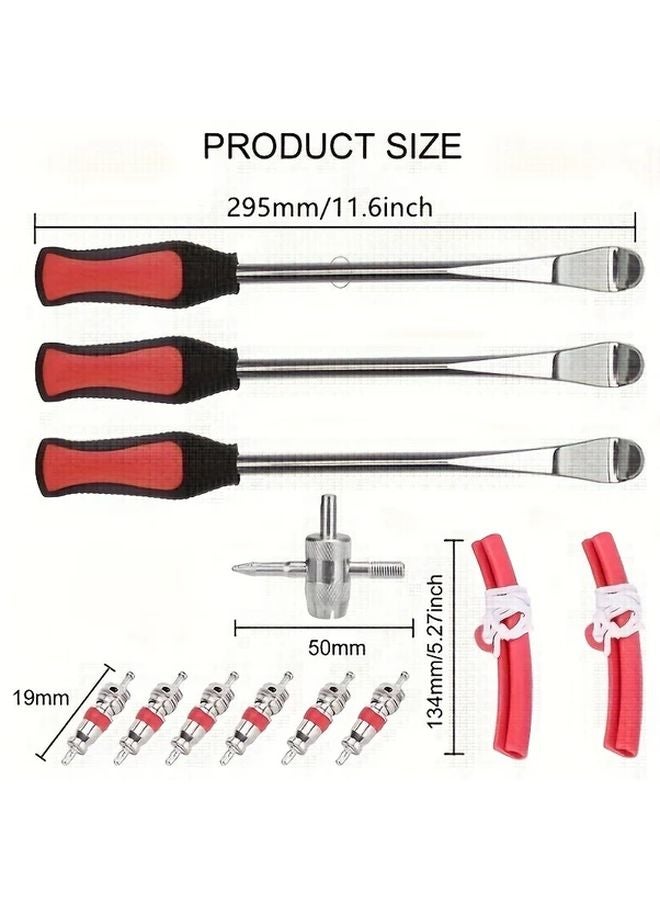 12pcs Tire Lever Tool Kit With Wheel Rim Protectors For Motorcycle Dirt Bike Lawn Mower - Image 4