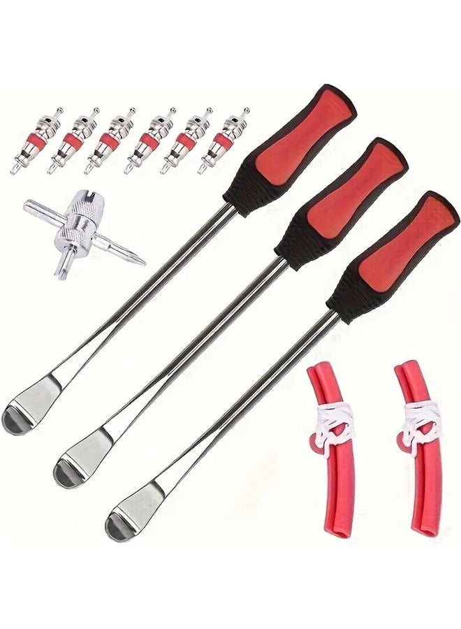 12pcs Tire Lever Tool Kit With Wheel Rim Protectors For Motorcycle Dirt Bike Lawn Mower - Image 3