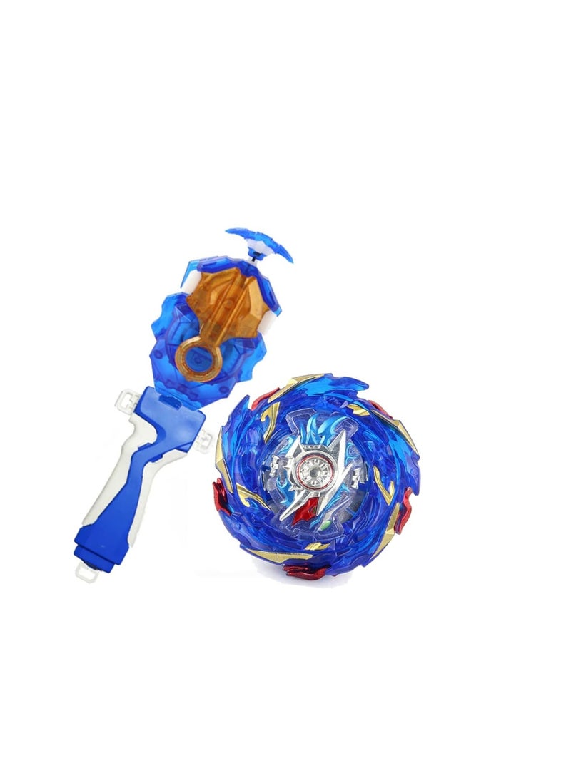 قاذفة ال ار قاذف قبضة باي شفرات لعبة بي - 184 قاذفة سلسلة يسار اليمين - سوبر كينغ B-174 بوستر هيليوس فولكانو 2B ميتال فيوجن مجموعة هدية للاولاد (ازرق) - Image 3