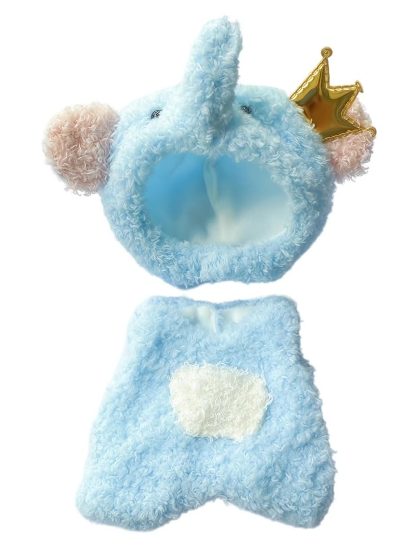 Paka Rabbit doll handmade crochet clothing set for labubu (without doll) (Applicable to 17 cm)    Compatible with Have a Seat/Macaron Series  - Image 1