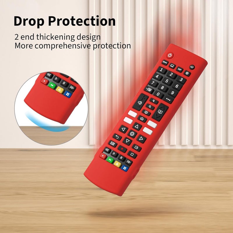 Silicone Cover for AKB76040302 Television Remote Washable AntiDrops Protective Sleeve Easily Maintenance Water Washable - Image 4