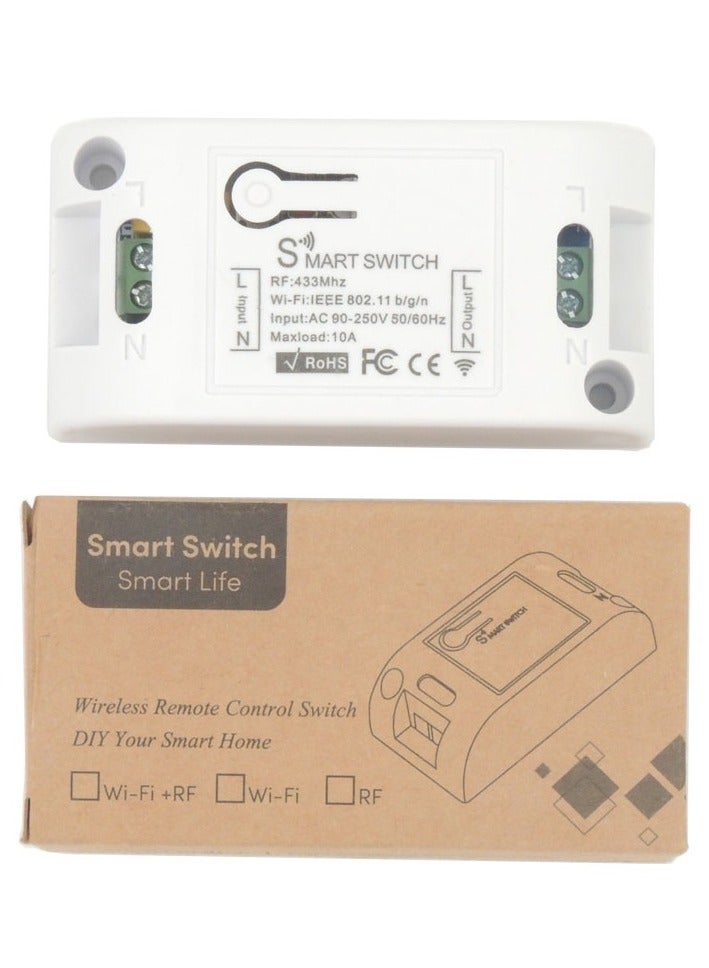 None/Brand 433Mhz RF Safety Wireless Wall Switch Panel Transmitter  And AC 110V 220V Relay Interruptor For Light Lamp - Image 4