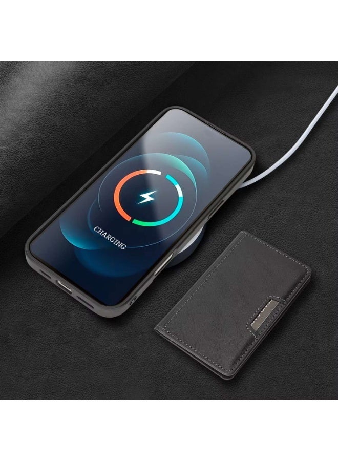 For Apple iPhone 17 Pro Max 2-in-1 Magnetic Detachable Foldable Card Kickstand Wireless Charging Phone Case Cover - Image 4
