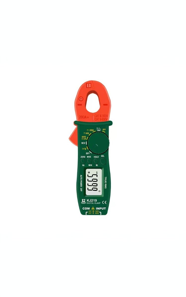kashemano High Precision AC/DC Digital Clamp Meter, 600V, 200A, LCD, Green,Digital Display 5999 - Image 5