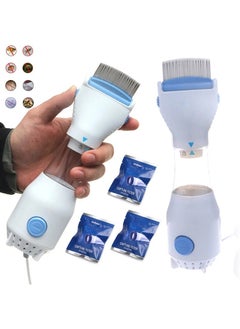 MAOGEDA Electric Flea Comb - Chemical-Free Electric Lice Removal Comb for Humans and Pets | White Electric Nits Capture Comb for Safe and Effective Lice Treatment in Cats, Dogs, and Children  - Image 1