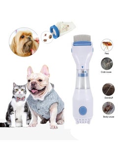MAOGEDA Electric Flea Comb - Chemical-Free Electric Lice Removal Comb for Humans and Pets | White Electric Nits Capture Comb for Safe and Effective Lice Treatment in Cats, Dogs, and Children  - Image 2