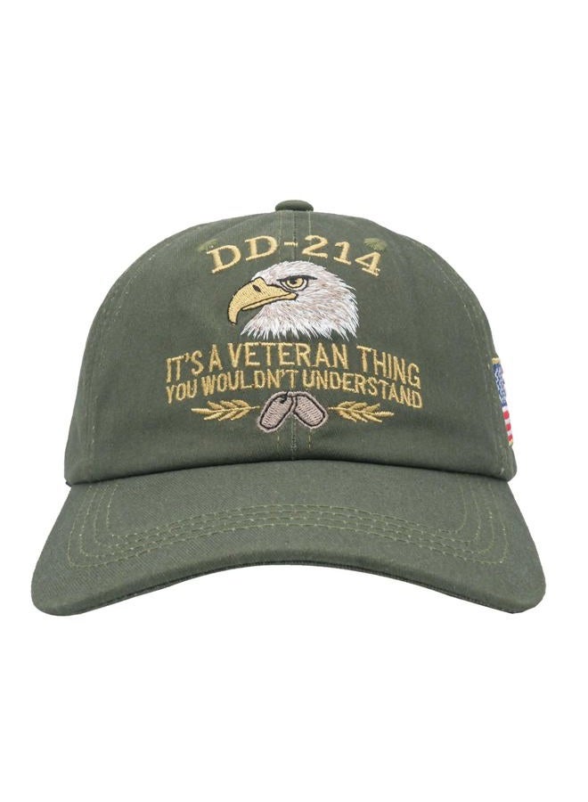 Lymhy dd214 Hat dd-214 Military Alumni Hat Adjustable Baseball Cap Unisex Men Brown - Image 2