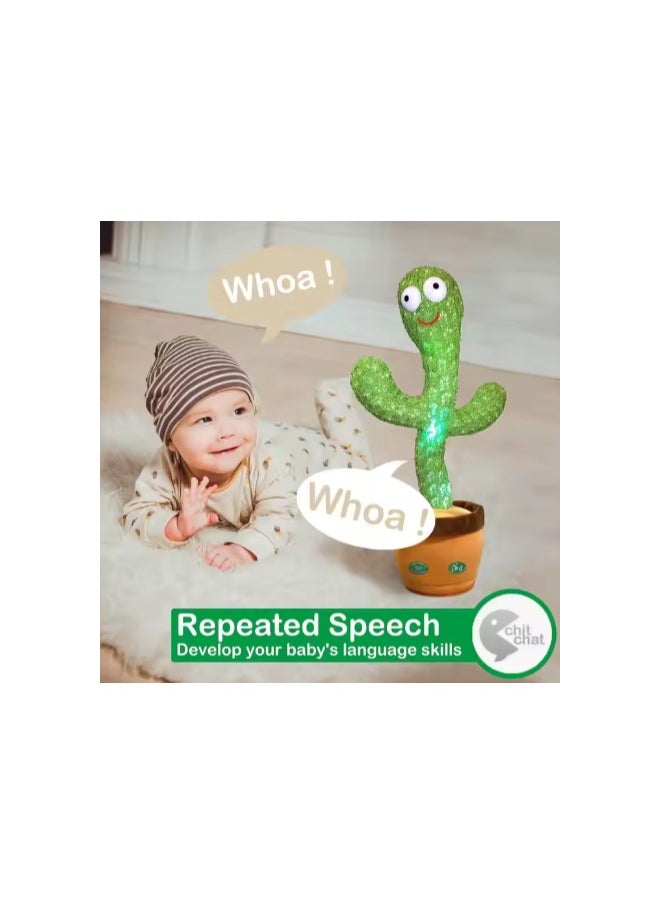 TOY GARDEN Dancing Cactus Toy Plush Electronic Toy  - Image 3