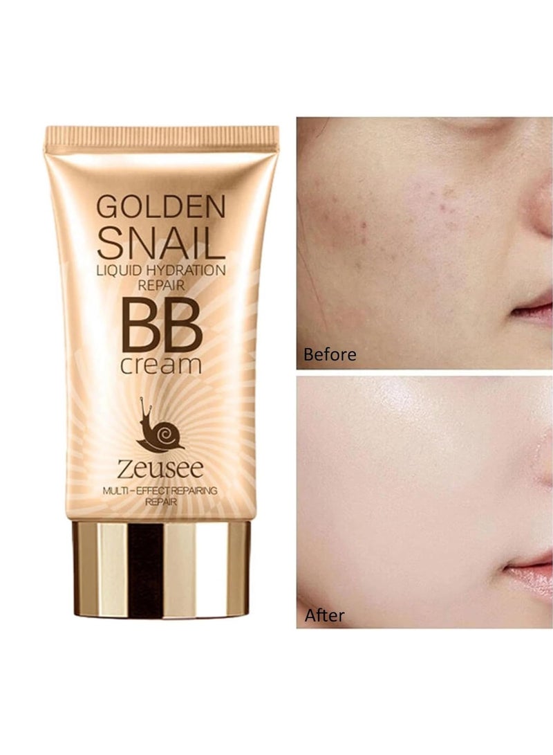 Excefore Foundation Makeup, BB Cream Tinted Moisturize For Face, Hydrating Formula BB Cream For All Skin Types, Oil-Free, Full-Coverage foundation primer, 50 ml - Image 4