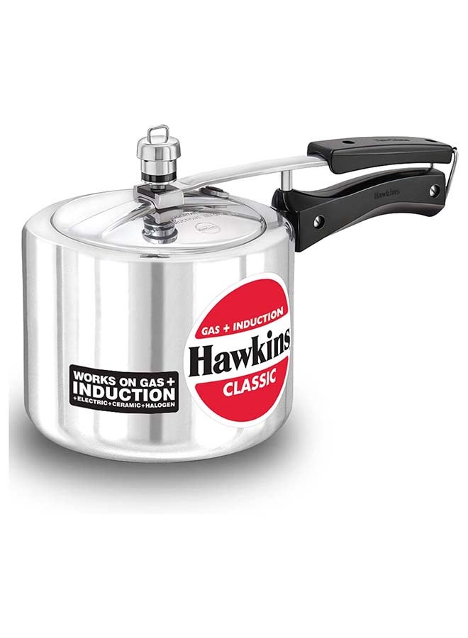 Hawkins 3Liters Classic Aluminium Pressure Cooker, Induction Inner Lid Cooker, Tall Design Pan Cooker (ICL3T) Silver  - Image 1
