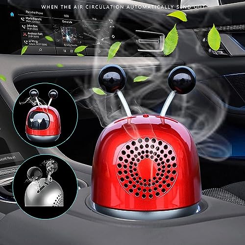 JIALTO Car Dashboard Decoration Items - Stylish with Cute Car Decoration to Relieve Driving Fatigue - Durable and Portable Car /,Home/Office (Red) - Image 4