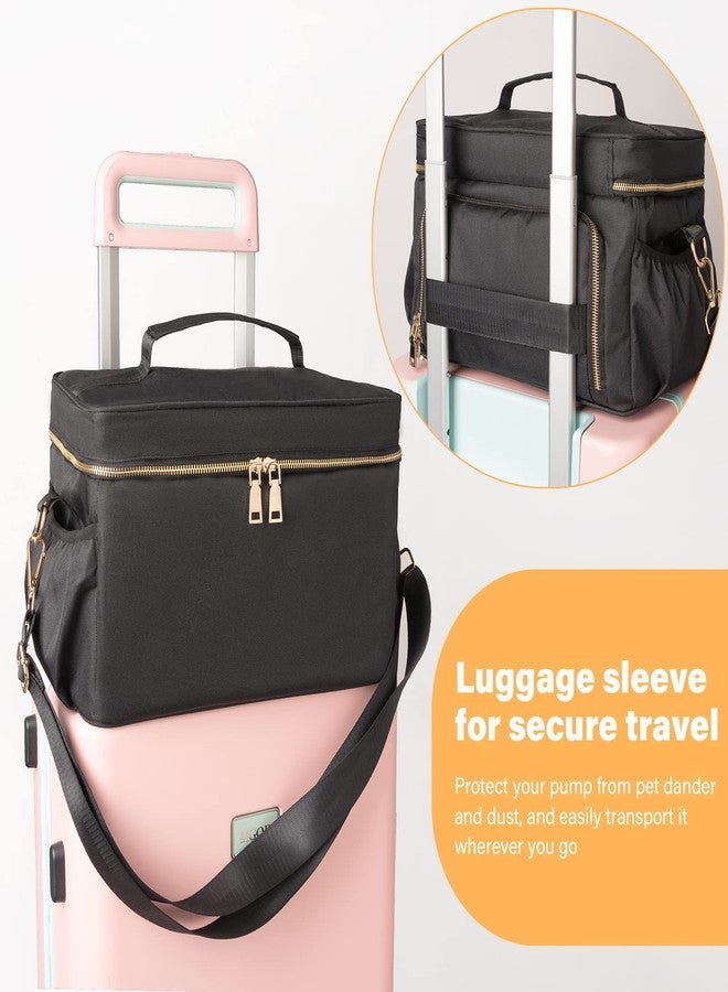 Flyangle EliteMom Breast Pump Bag (Patent Pending) - Stylish Pumping Bag Compatible with Spectra S1 S2 Gold - Image 4